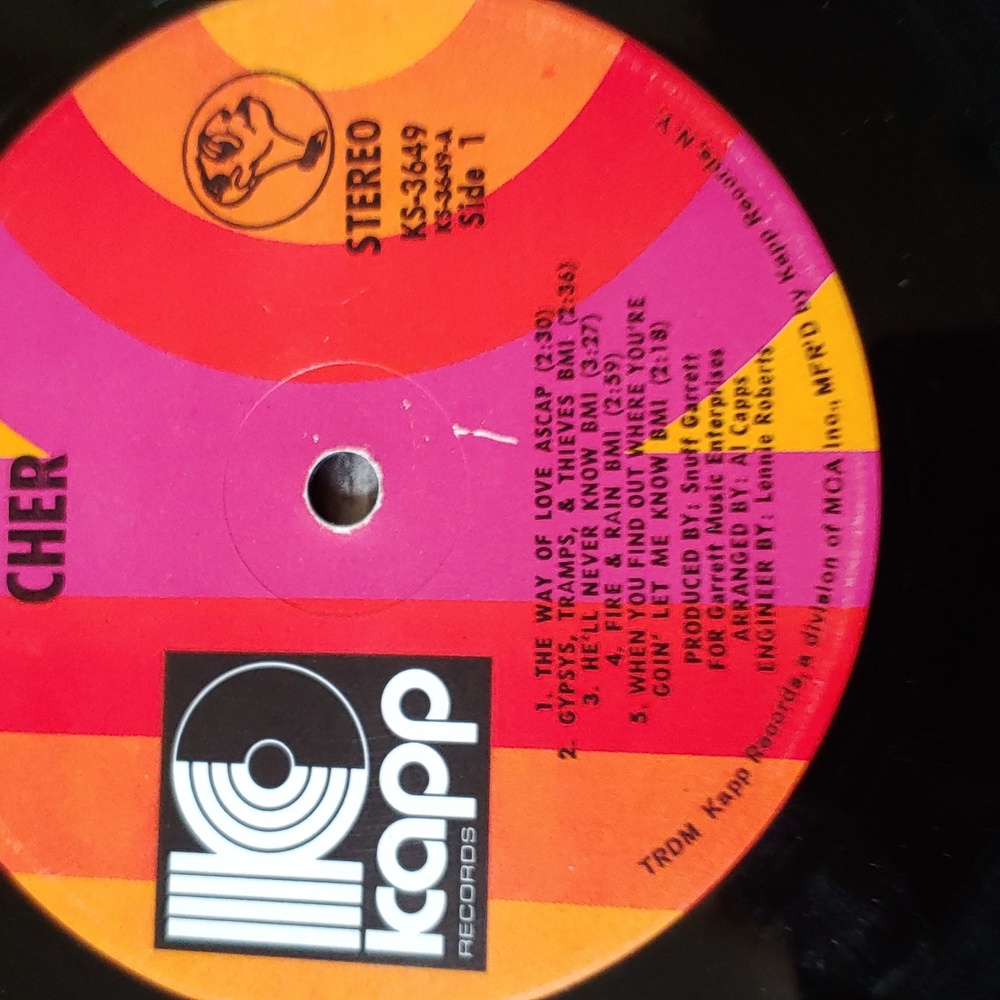 Vintage 1971 Cher Vinyl record album Gypsys, Tramps and Thieves - Picture 6 of 10
